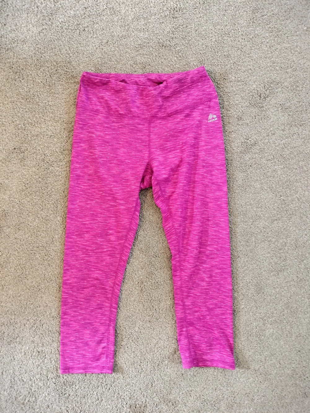 RBX Heathered Hot Pink Girls' Performance Leggings